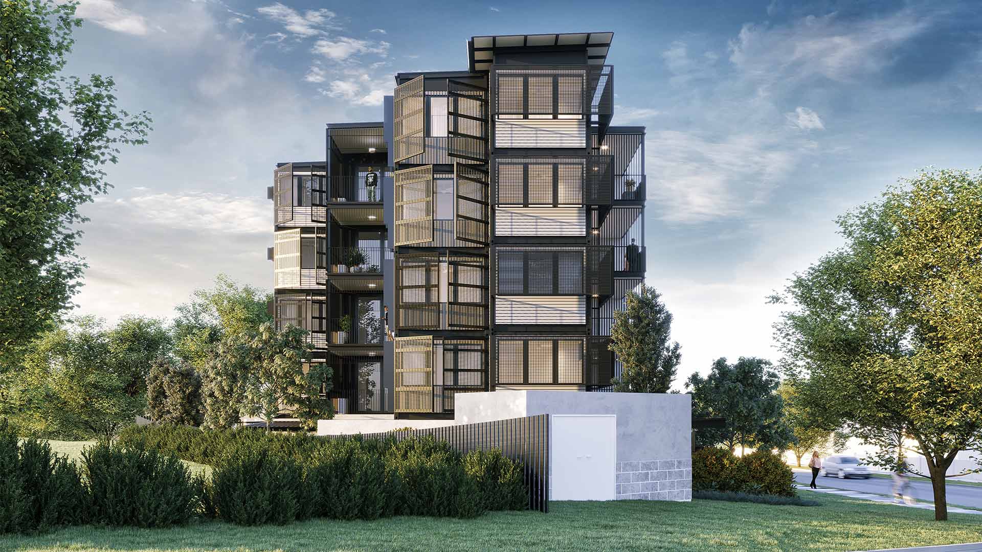 DARRA LEFT ELEVATION - LOW Multi-residential_apartments_Australia