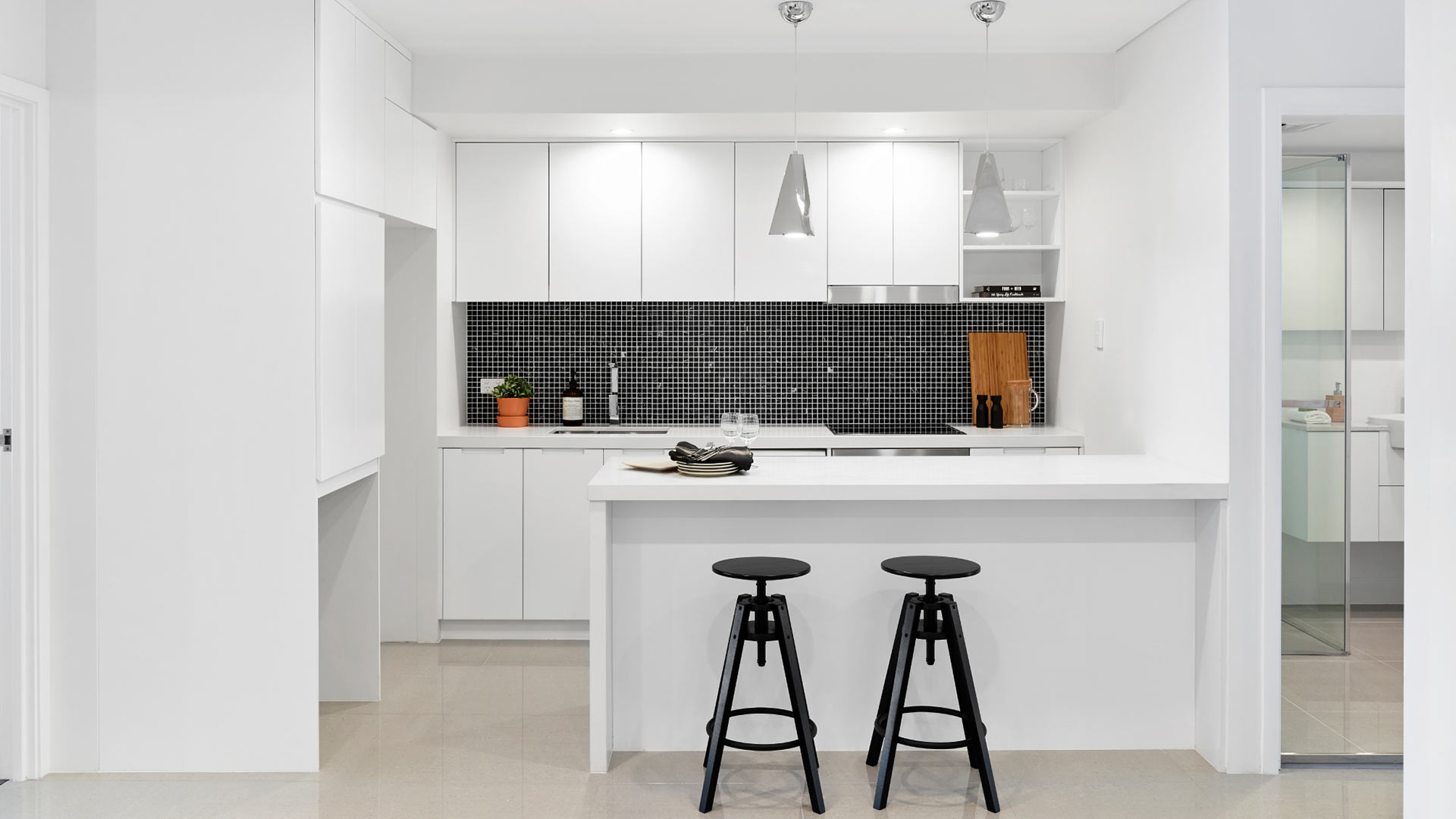 everton park kitchen - low