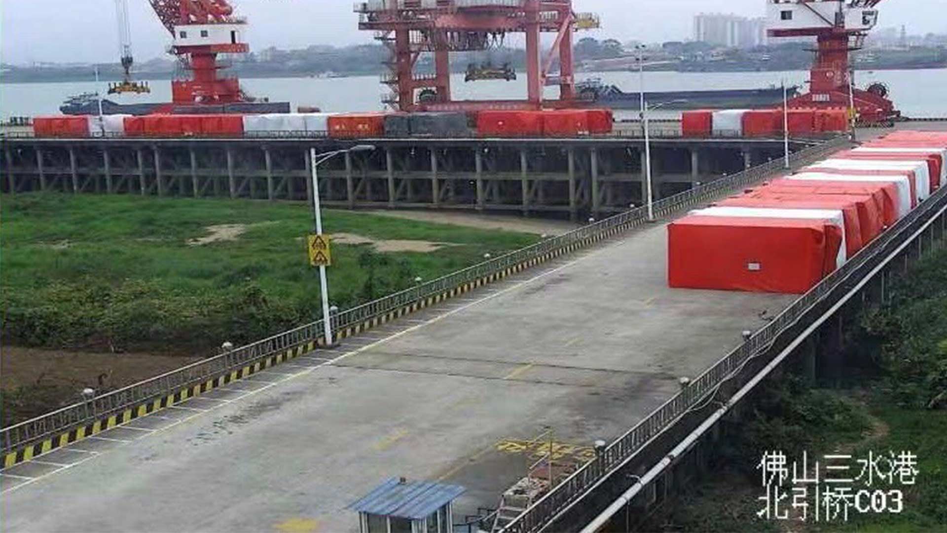 Modules departing for Hong Kong